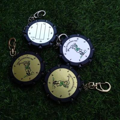 China golf scorers , golf scorer , plastic golf scorer with  round for sale