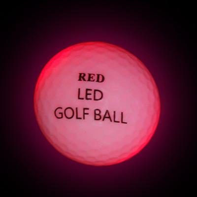 China Roter geführter &flashing Ball des Golfballs zu verkaufen