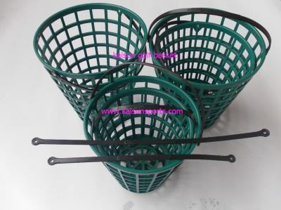 Chine panier de golf, panier de golf en plastique, panier de golf en plastique vert à vendre