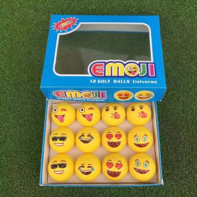 China Logogolfball, emoji Ball, Lächelngolfball, Geschenkgolfball, netter Golfball, Neuheitsgolfball zu verkaufen