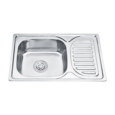 China Without Faucet Wholesale Price Square 304 Stainless Steel Kitchen Sink Multifunctional Modern Extending Kitchen Sinks for sale