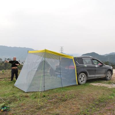 China Car Tent CZX-580 Car Rear Awning Tent - Sun Shelter, Portable Waterproof Roof Top Tent for SUV, Mosquito Net, Outdoor Camping Car Tent for sale