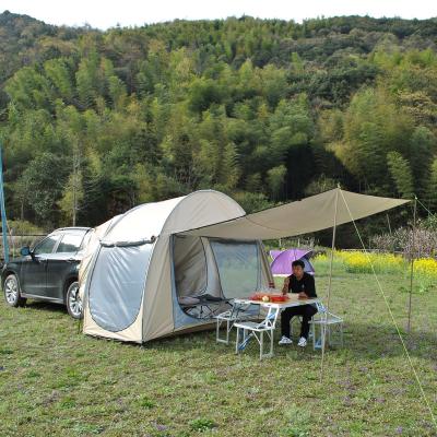 China Multi-Use Car Tent CZX-578 Outdoor Rear Car Extension Tent SUV Car Rear Tent With Canopy Tour Wilderness Anti-mosquito Auto-motor Sunshade for sale