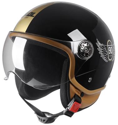 China ABS Retro Open Face Helmet, CZX-369 Retro Motorcycle Helmet With Sun Visor, Retro Bicycle Racing Motocrossbike Helmet With Sun Visor for sale