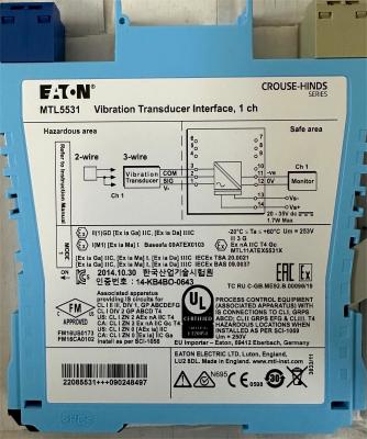 Cina CE 3.3mA MTL5531 Trasduttore di vibrazione Interfaccia 2 filo in vendita