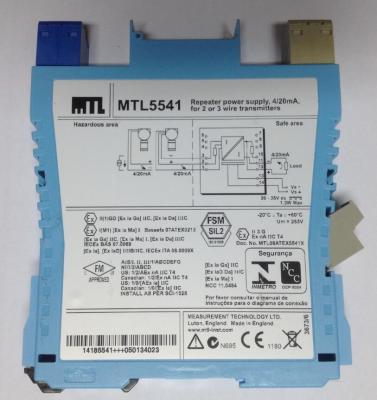 China MTL5541 Repeater Power Supply 24mA HART LED Indicator for sale