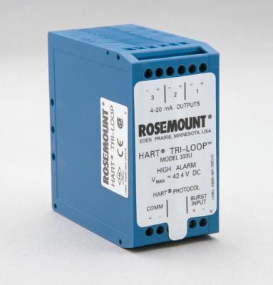 Chine 0.27lb Emerson Rosemount Transmetteur 333 HART® Tri-Loop TM Convertisseur de signal Hart Tri Loop 333u à vendre