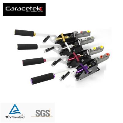 China Caracetek Universal Aluminum Racing Hydraulic Electric Handbrake Black for sale