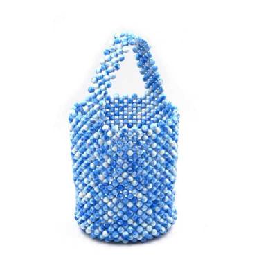 China Eco-Friendly Beaded Personalized Handwoven Bag Most Fashionable Modern Ladies Custom Bag for sale