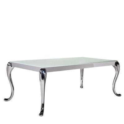 China High quality top comedor glass mesa dining dining table for sale