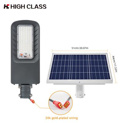 China HIGH QUALITY HIGH QUALITY HIGH QUALITY ROAD ROADS PARKS IP65 Outdoor Waterproof Solar Street Light Lithium Battery for sale