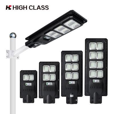 China ABS IP65 15w 30w 60w 90w 120w PREMIUM ROAD high brightness outdoor waterproof led solar street light for sale