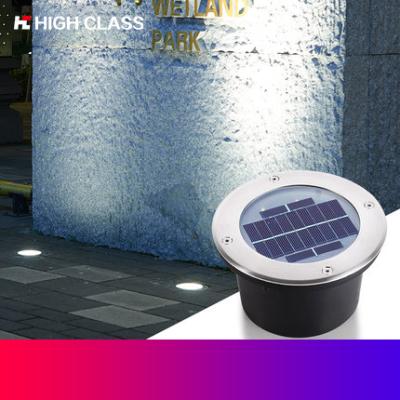 China TOP QUALITY hot sale high quality ip67 2w 3w 5w outdoor waterproof solar underground light for sports stadiums for sale