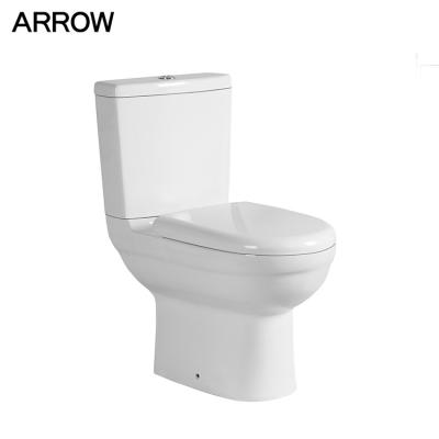 China High Quality Double-Flow Sanitary Ware Two Pieces Toilet / Cabinet Ceramic Low Price Washdown for sale