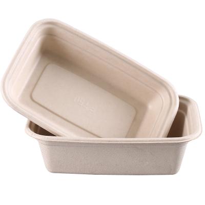 China Disposable Biodegradable Compostable Food Packet Disposable Paper Box for sale