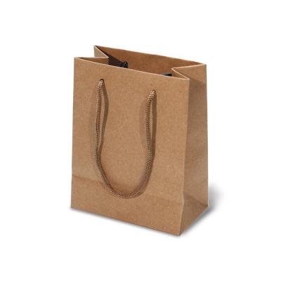 China Eco-friendly Disposable Food Carry Out Kraft Paper Bag With Custom Logo For Restaurant With Handle Brown Food Packaging Food Packaging Accept for sale