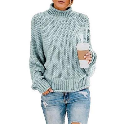 China Wholesale Hot Selling New Arrivals Anti-wrinkle Clothing Long Sleeve Solid Casual Autumn Knitted Pullover Round Neck Wool Sweater Women Tops for sale