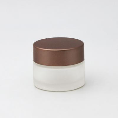 China 10ml Small Cosmetic Glass Eye Cream Jar for sale