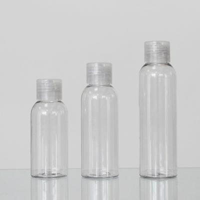 China BEAUTY PACKAGING wholesale 3 oz empty clear plastic bottles with caps for sale