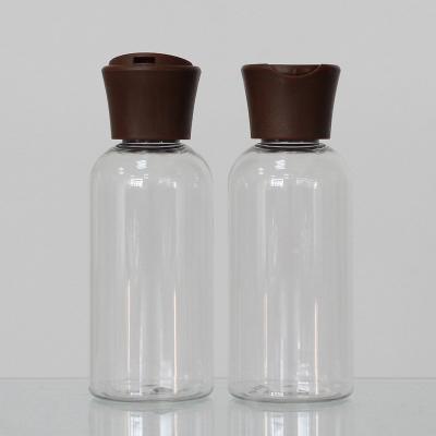 China 4oz 5oz 150ml food grade cosmetic transparent plastic bottles with lids for cosmetic coconut oil for sale