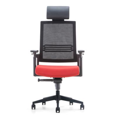 China Adjustable (Height) Low Price High End Pleasant Office Chairs Armchair Office Work Boss Mesh Office Furniture Mold Foam Seat Executive Ergonomic Fabric for sale