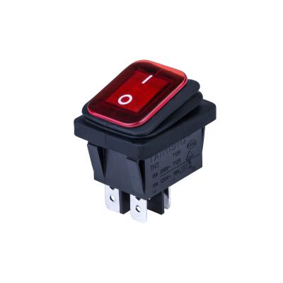 China Top quality electrical equipment taiheng illuminated electrical rocker switches life 10000 cycles for sale