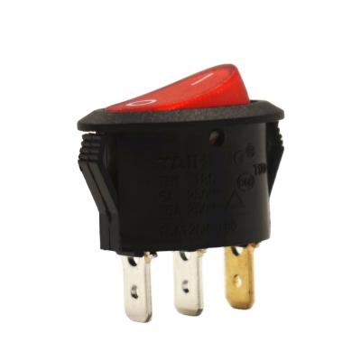 China Mini long life rocker switch /coffee oval switch manufacturer /taiheng best selling rocker switch for sale