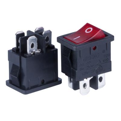 China Equipment Electric Mini Rocker Switch 250VAC 6A / 125VAC 6A Waterproof Rocker Switch for sale