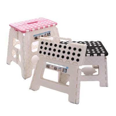 China Wholesale Foldable Easy Carry Plastic Outdoor Compact Folding Step Stool for sale