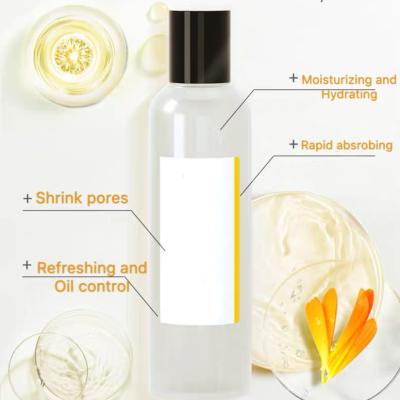 China Private Label Skin Care Shrink Toner Plumes Skin Calendula Face Toner Brightening Natural Organic Spray for sale