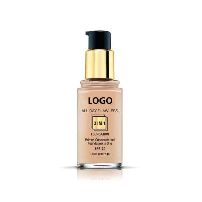 China Brighten Private Label SPF 20 Foundation Primer Concealer Makeup Foundation for sale