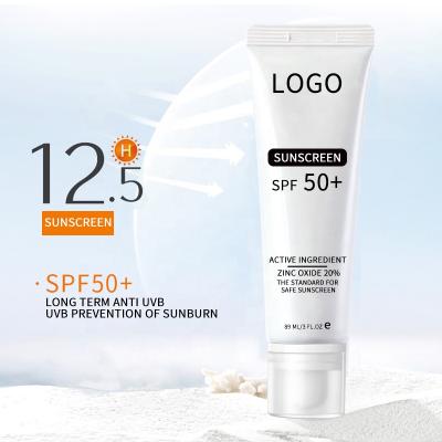 China Moisturizer OEM/ODM Private Label Customize Organic Broad-spectrum SPF 30 50 Sunblock Cream Sunscreen for sale