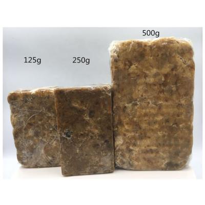 China Natural Raw Ghanaian Soap Black Soap Whitening Anti-Acne Whitening Soap Basic Cleansing African Black Soap for sale