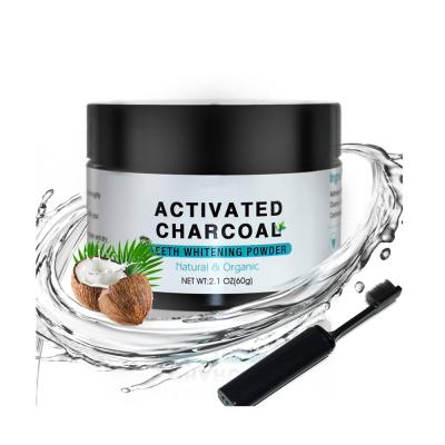 China Heathy Teeth Whitening Formula Coconut Teeth Whitener Activated Charcoal Cleaning Enhanced Teeth Whitening Powder for sale