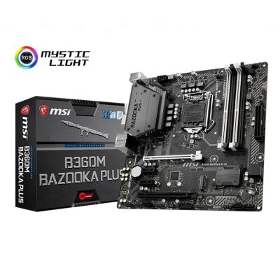 China MSI BAZOOKA Desktop Intel B360M PLUS 64GB DDR4 LGA1151 M ATX Gaming Motherboard In Used for sale