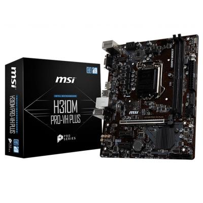 China MSI Desktop Intel H310M PRO VH PLUS 32GB DDR4 LGA1151 PCI-E SATA M ATX Gaming Motherboard for sale