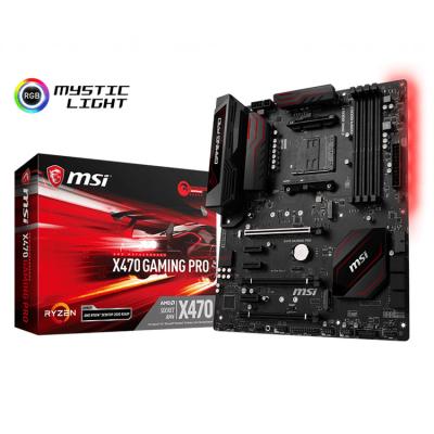 China GAME PRO 64GB DDR4 AM4 ATX Desktop MSI AMD X470 Desktop Computer Gaming Motherboard for sale