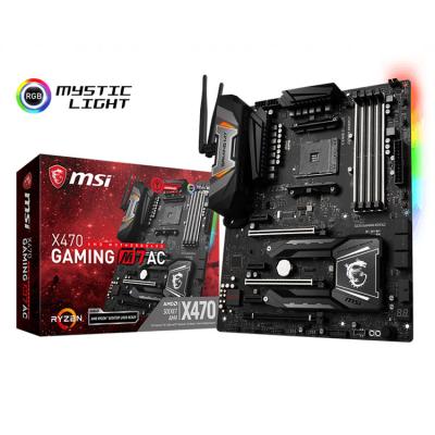 China New Original MSI GAME M7 AC 64GB DDR4 AM4 SATA M.2 ATX Desktop AMD X470 Motherboard for sale