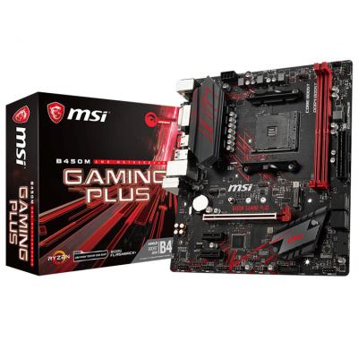 China Hot Selling MSI Desktop B450M AMD GAME PLUS 32GB DDR4 AM4 M ATX SATA M.2 Motherboard for sale