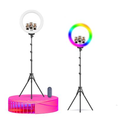 China RK60 Photographing Ring Light 19inch 52CM RGB Ring Light With Remote Touch Sensor Control 3000k-7500k Studio Lights For Video RK60 for sale