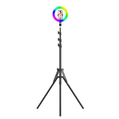 China Mini 7 Inch RGB Selfie Ring Light 3000-7500k 72 Led Portable Mini Bulbs Studio Ring Light USB 5V 2A Photographic Lighting for sale