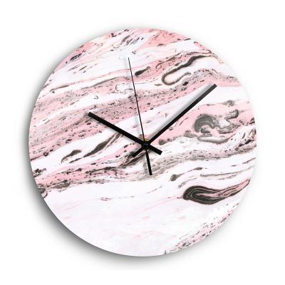 China Antique Style Fancy Kitchen Wall Clocks Marble Modern Decorative Wall Clocks for sale