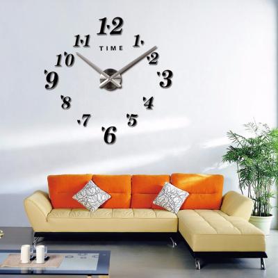 China LUMINOVA Oversized Love Heart Wall Clock Time Letters Designs Popular Art Wall Clock for sale