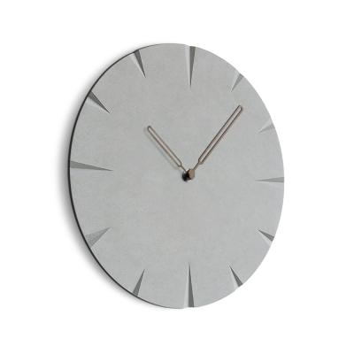 China Modern Europe Preciser Wall Clock Home Decoration 12 Inch Wooden Wall Clock for sale