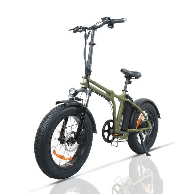 China DROPSHIPPING USA warehouse aluminum alloy 20 inch 500w electric folding bike folding electric scooter mountain bike fat tire electric bike for sale