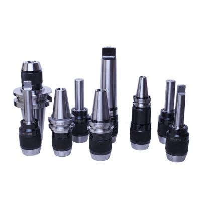 China Building Material Shops BT40-APU13/16 Integrated Drill Chuck Holder Self-Tightening Drill Grip Holder BT30/40/50 Complete for sale