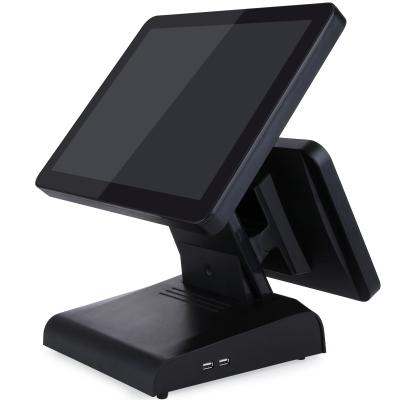 China PC+ABS Dual Screen POS System POS System Dual Screen POS All-in-one Retail POS System for sale