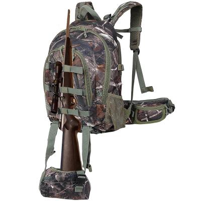 China Custom Waterproof Camouflage Hunting Rucksack Backpack with Rain Cover, Durable Waterproof Lightweight for sale