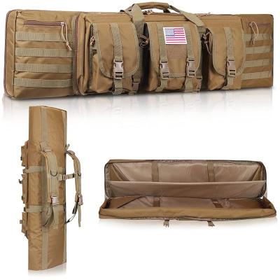 China Custom Polyester Soft Double Rifle Case Tactical Rifle and Pistol Bag, Perfect for Rifle Storage or Carrying for sale