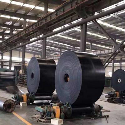 China Abrasion Resistant PE Rubber Conveyor Belt For Sand / Stone / Mine for sale